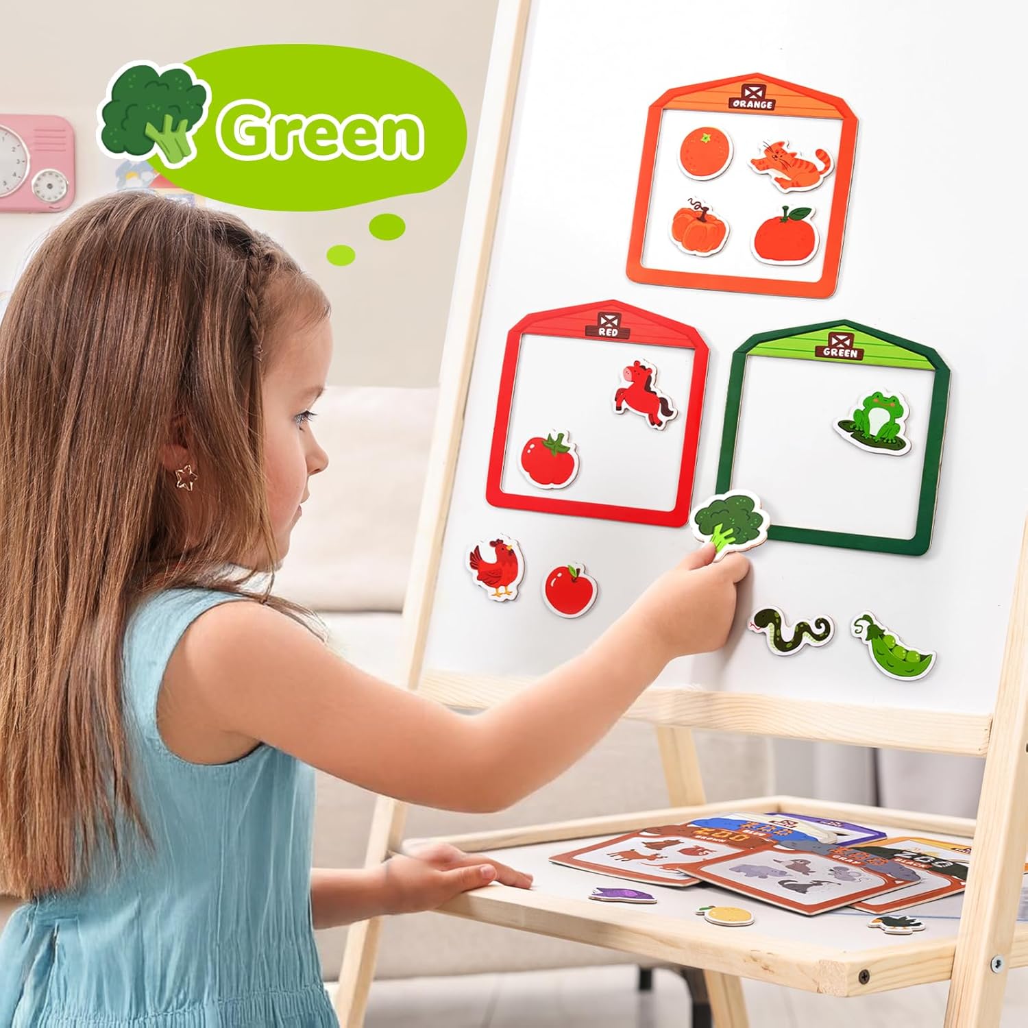 50 Pcs Color Sorting Educational Toy For Kids™️