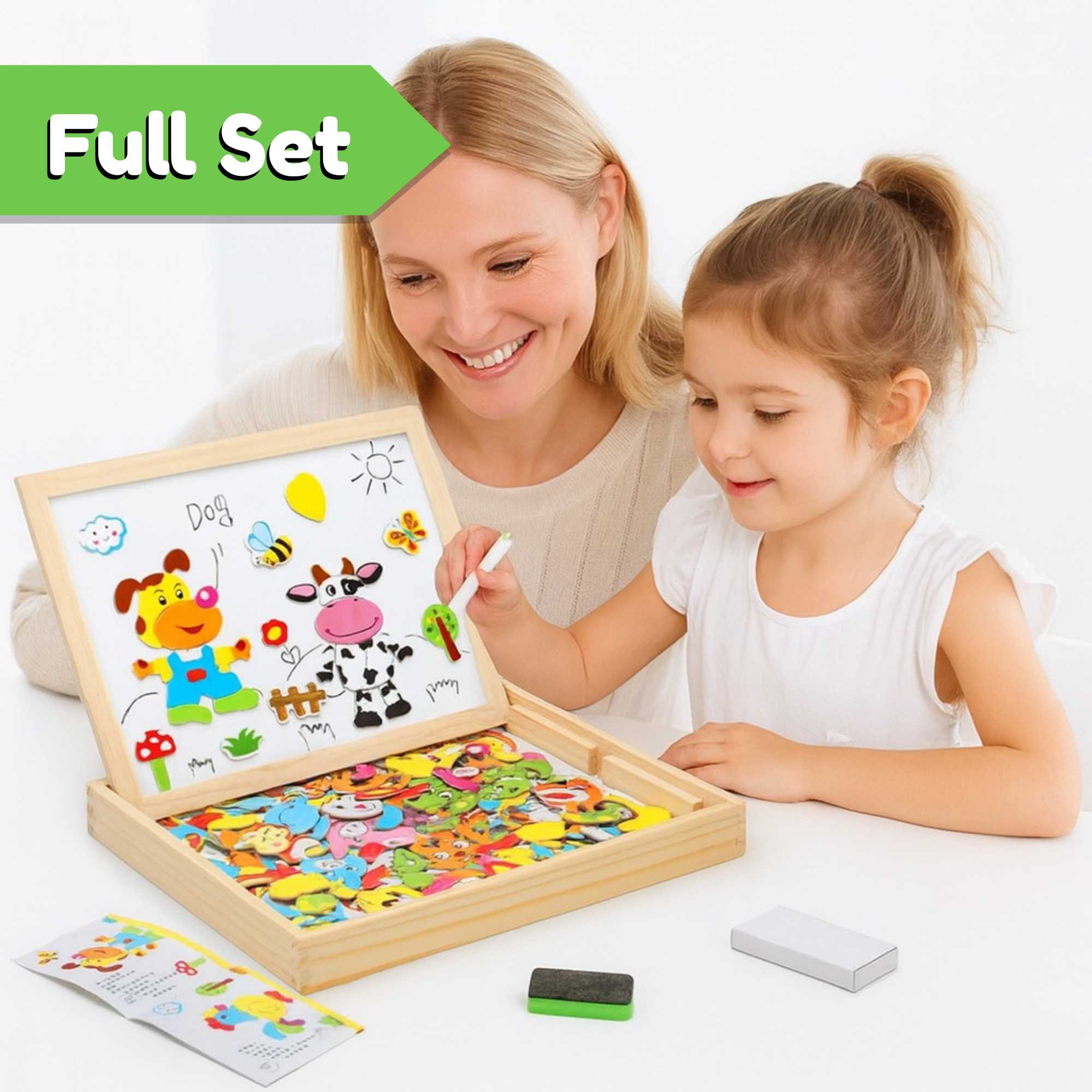 3-in-1 Montessori Play & Learn Station