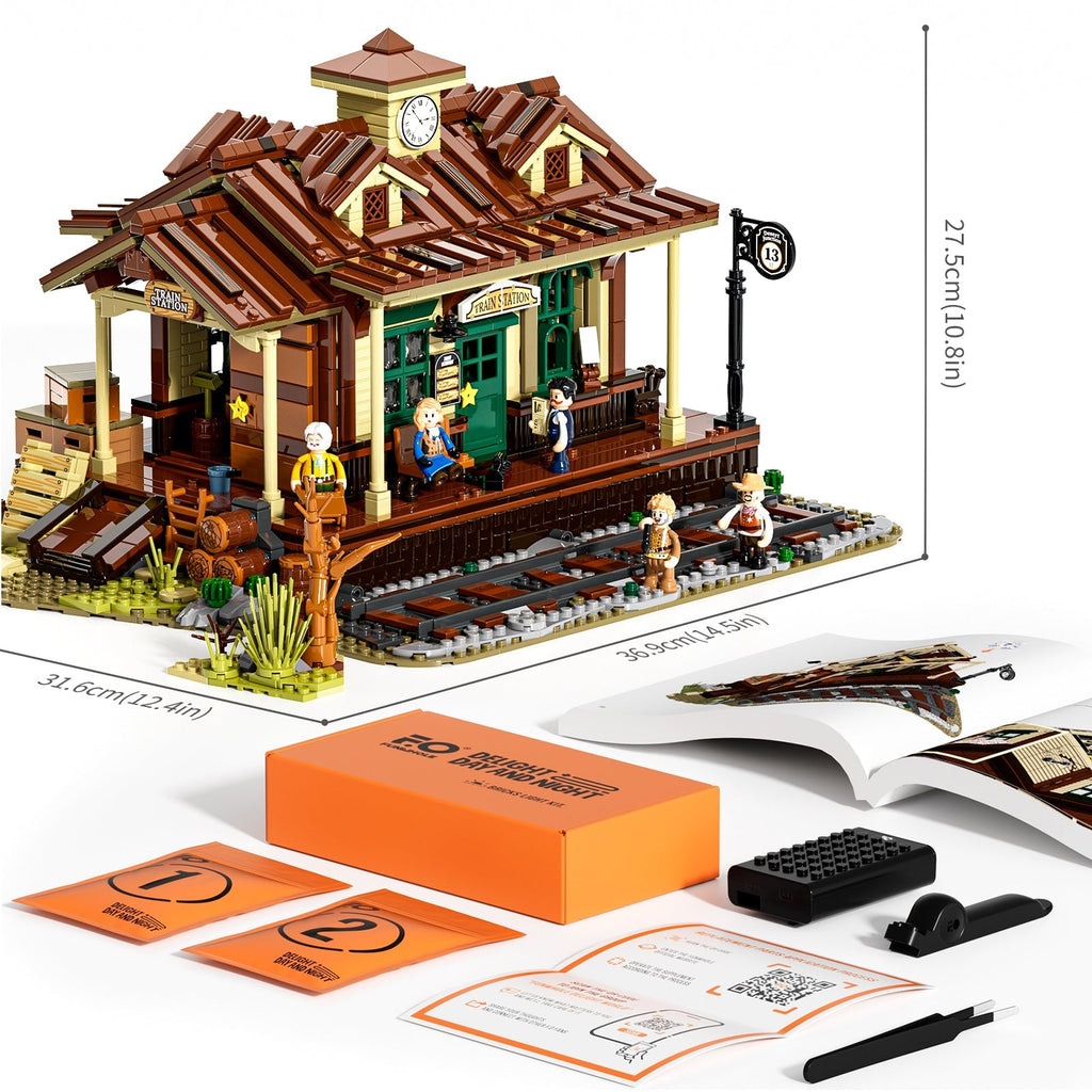 West Train Station Block Set™ (Full Set)