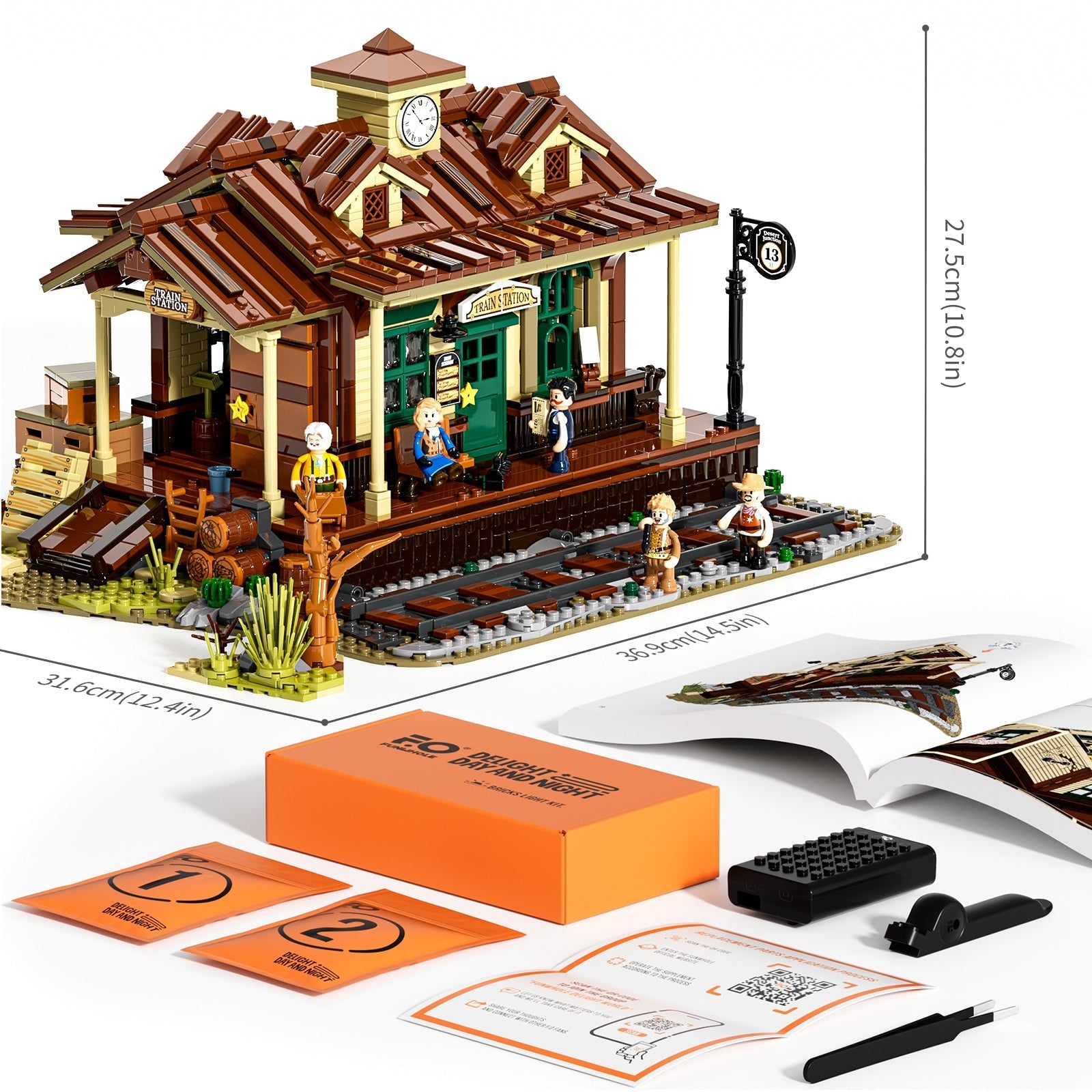 West Train Station Block Set™ (Full Set)