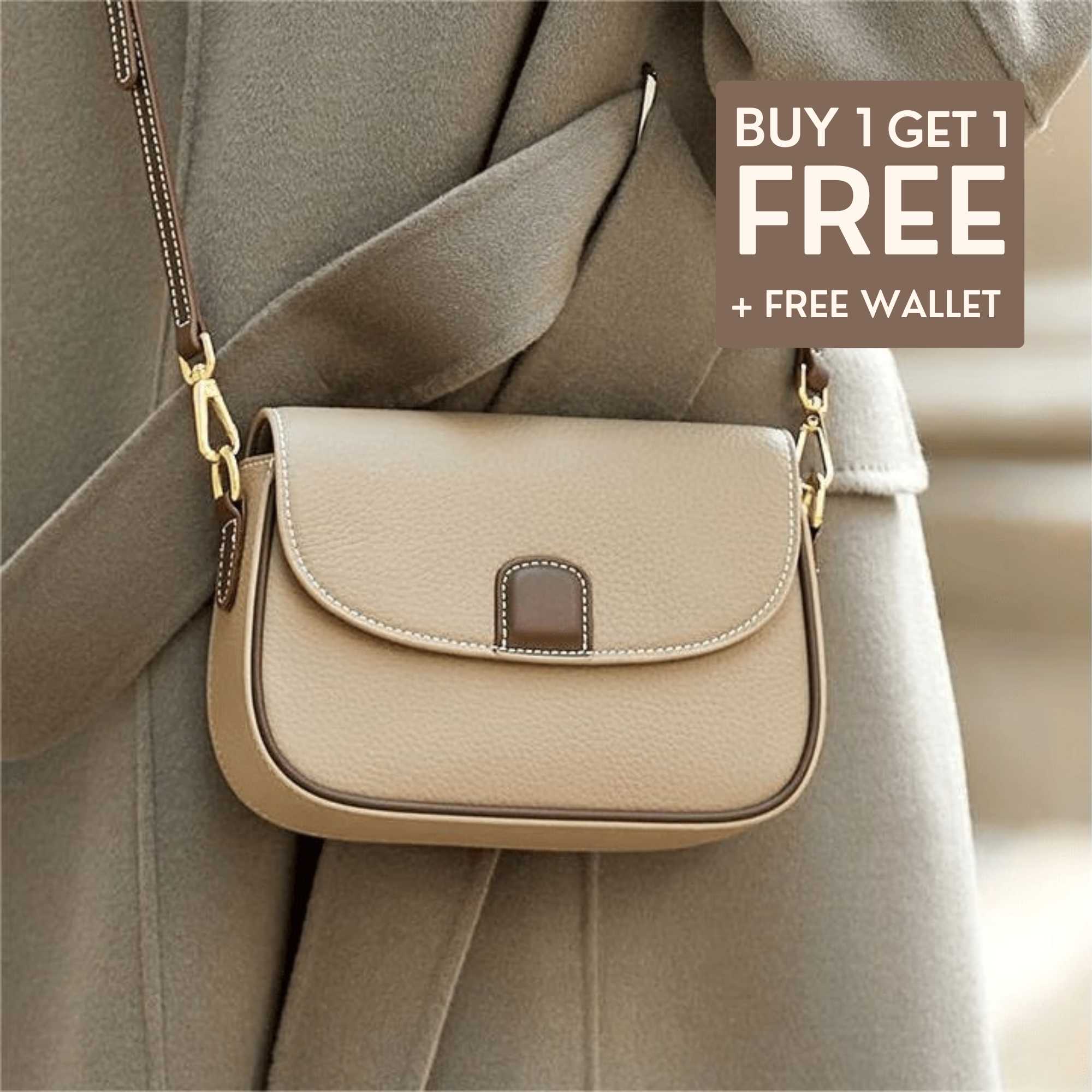 'Eloise' | Stylish Leather Shoulder Bag