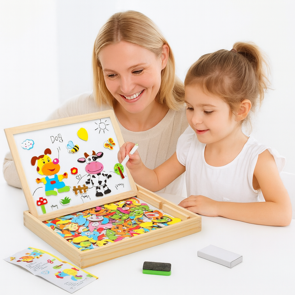 3-in-1 Montessori Play & Learn Station