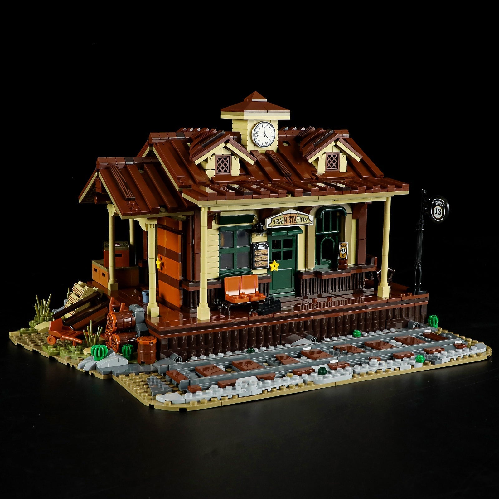 West Train Station Block Set™ (Full Set)