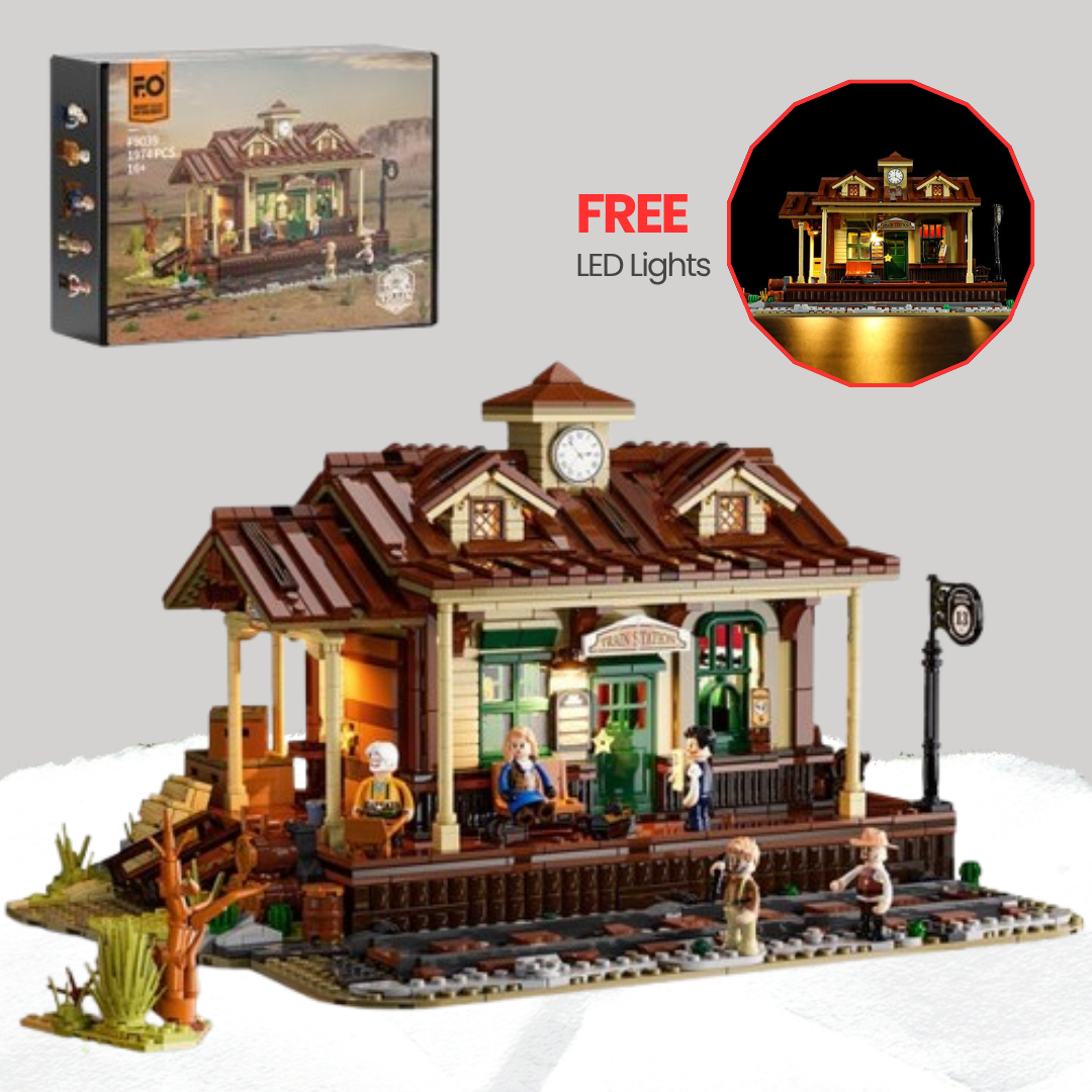 West Train Station Block Set™ (Full Set)