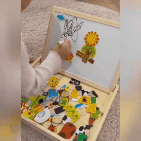 3-in-1 Montessori Play & Learn Station