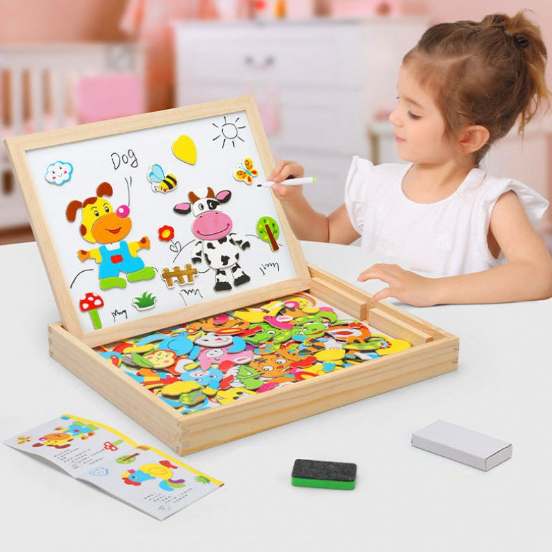 3-in-1 Montessori Play & Learn Station