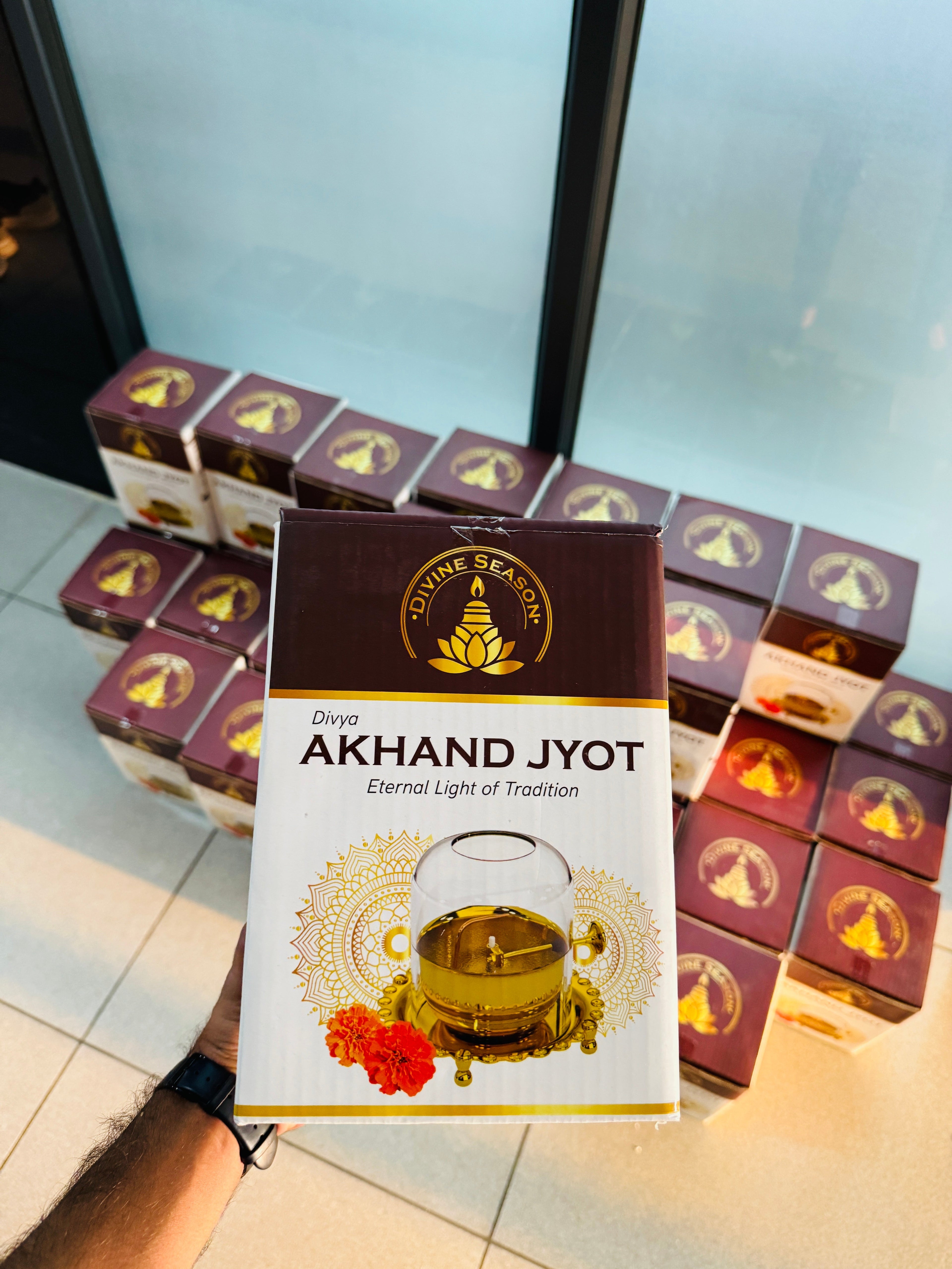 Akhand Jyot Diya™️ - Brass Edition